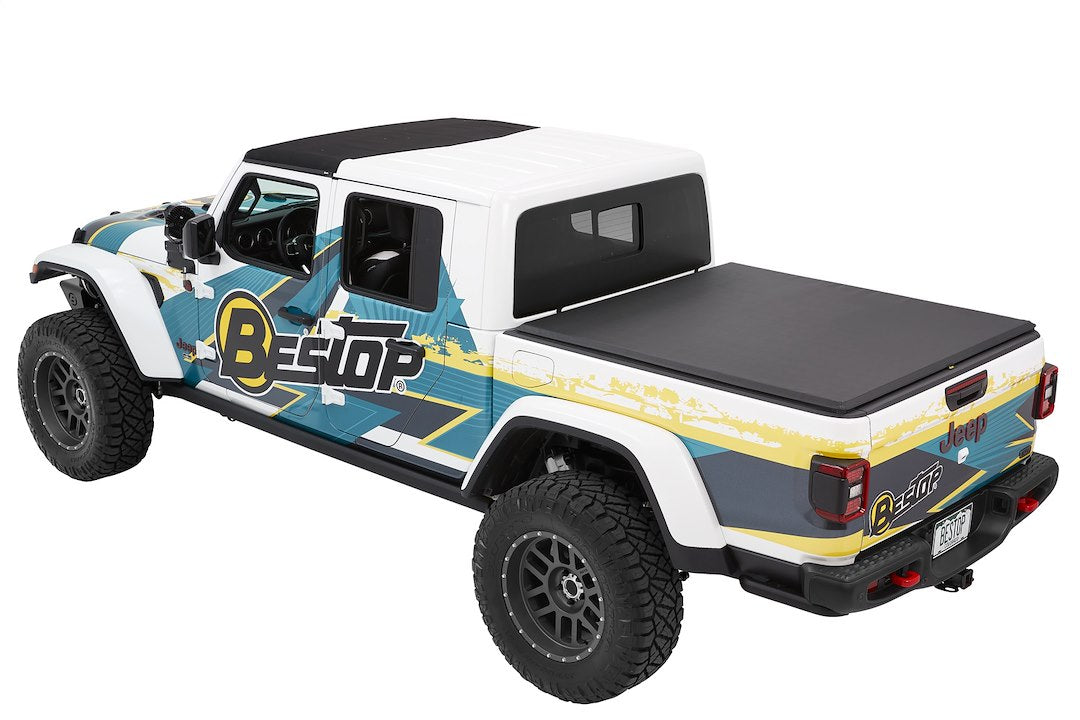 Bestop Limited Lifetime Warranty Tonneau Cover 19280-17 - EZ-Roll Toneau 20 Gladiator