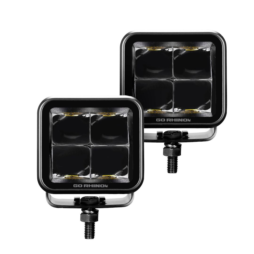 GO Rhino 750200321SCS Driving/ Fog Light - Black