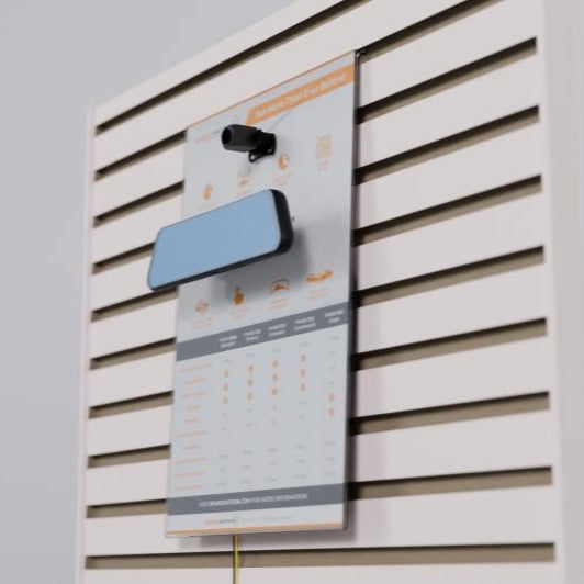 Brand Motion Automatic Brightness Adjustment Point Of Purchase Display Disp-FVMR - Slat Wall Fullvue