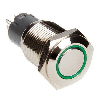 Racesport LT Anti-Vandal Style Switch Push Button Switch RS-2P16MM-Ledg - 16MM Led 2-Position ON OFF