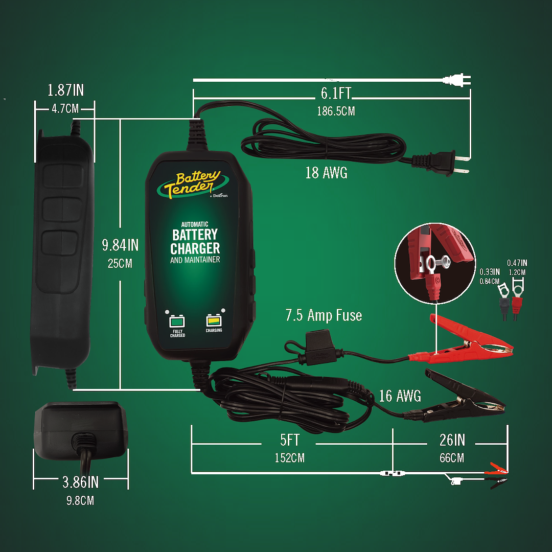 Battery Tend 022-0211-DL-WH Battery Charger