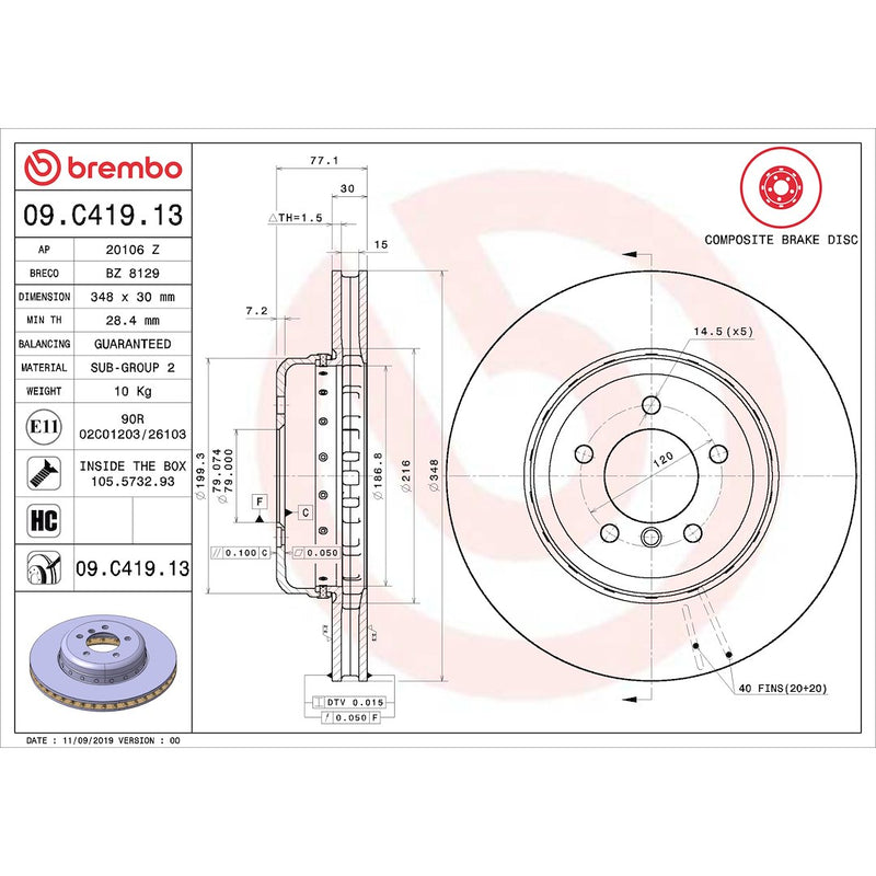 Brembo KT04504 Brake Kit