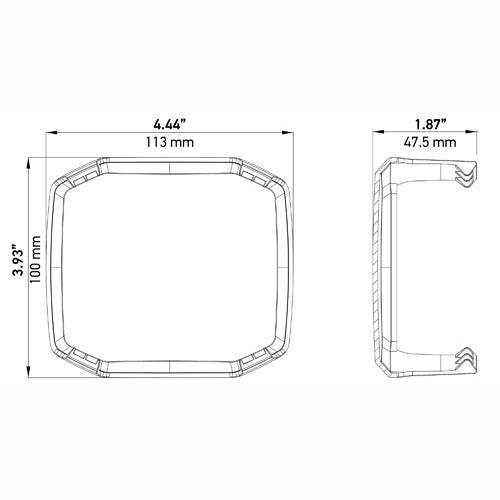 Hella Adds Style And Protection Driving/ Fog Light Cover 358233971 - Smoke X-Treme XT-4A