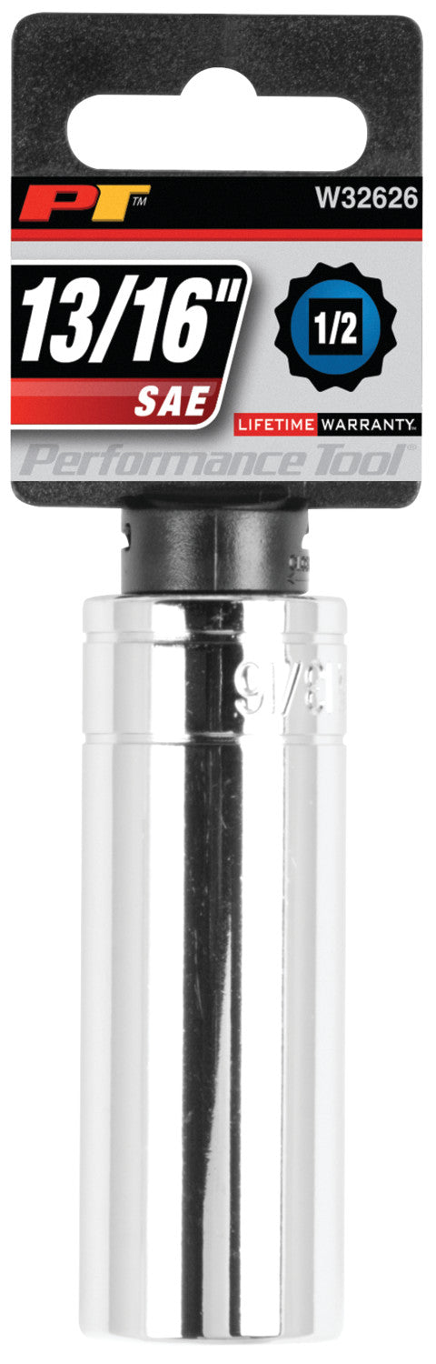 Perform Tool Recessed Edges Socket W32626 - 12PT DP 13 16