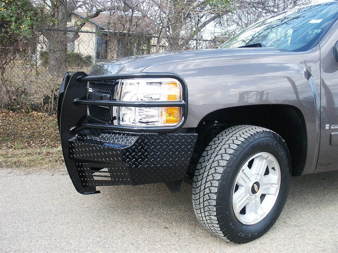 Frontier TRU Accommodates Factory Tow Hooks Bumper 300-20-7009 - Front Replacement Chevy