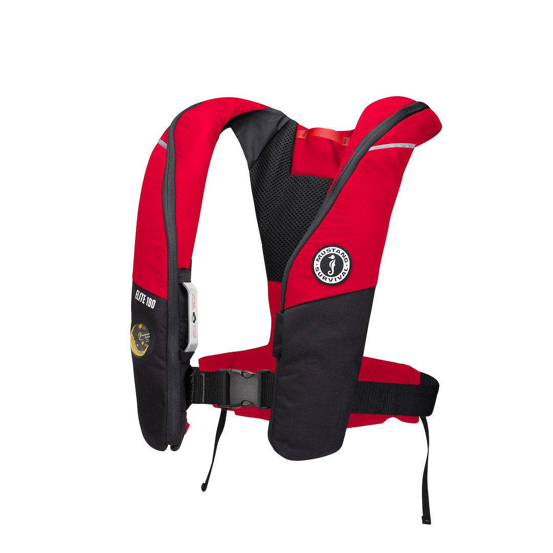 Mustang Surv Engine Kill Switch Loop PFD - Personal Floatation Device MD3170-123-0 - Red Black Elite 190 Red-Black
