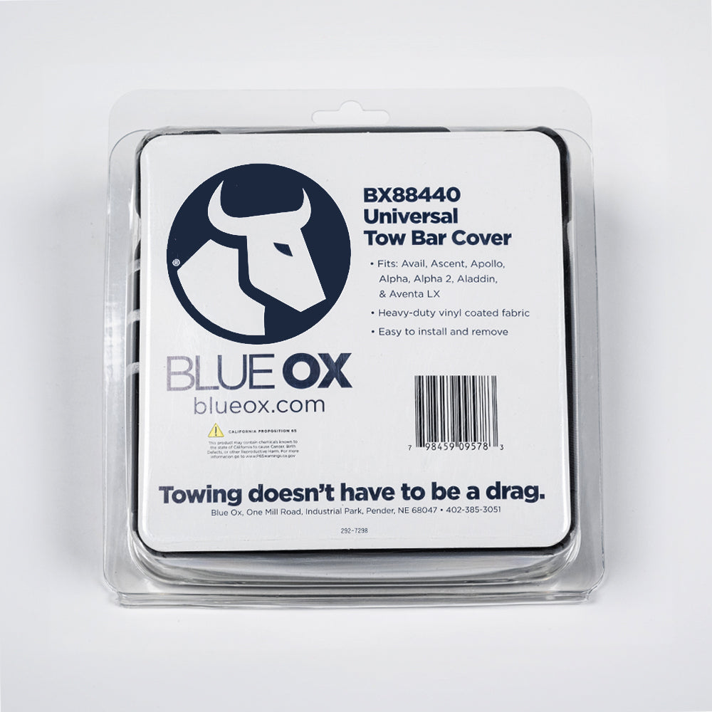 Blue OX Easy To Install And Remove Tow Bar Cover BX88440 - Universal Motorhome Mounted