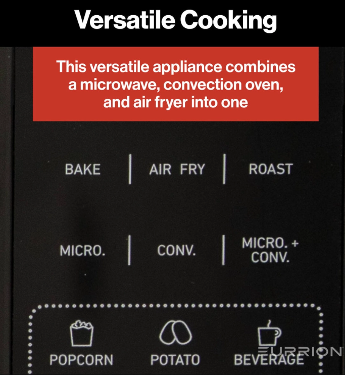 Furrion LLC Rapid Air Frying Technology Microwave Oven 2023056309 - Built-IN FR