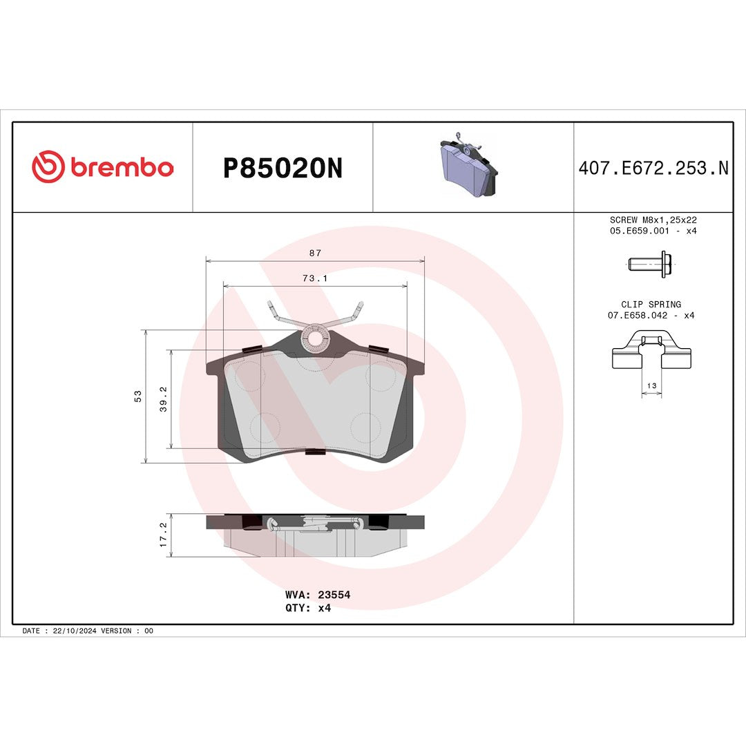 Brembo Components Not Hazardous To Health Brake Kit KT00463