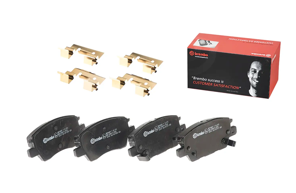 Brembo Premium Low-Met OE Equivalent Pad Brake Pad P10073