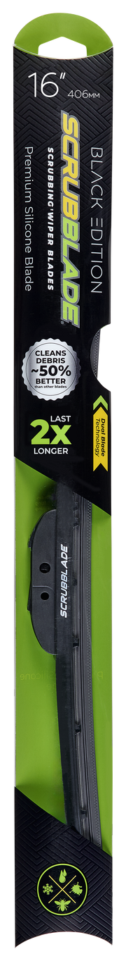 Scrubblade PB1600 Windshield Wiper Blade - Black