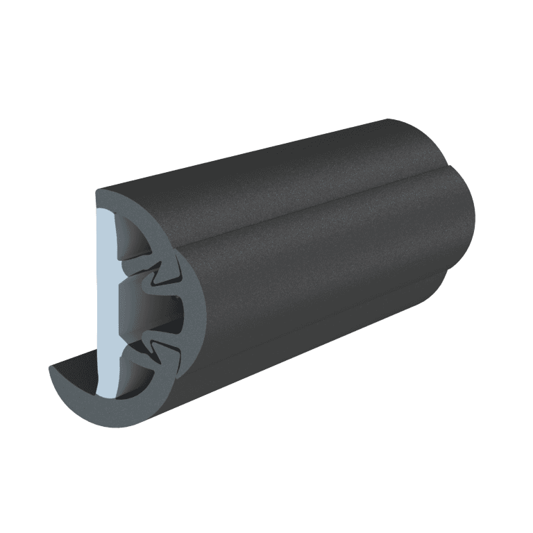 Taco Metals Features Predrilled For Fasteners Boat Rub Rail V11-9993BBK60-2 - Supro-Flex RR Kit Insert Overl