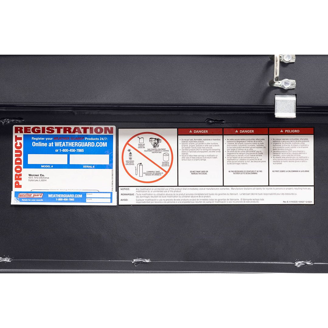 Weatherguard Limited Lifetime Warranty Tool Box 131-6-04 - Saddle