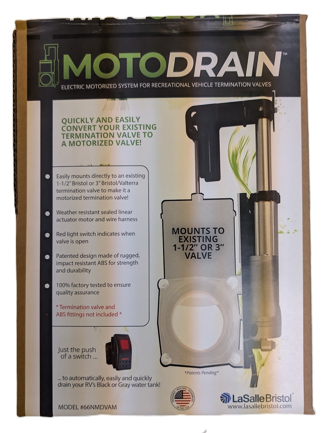 Lasalle Bris No Supplier Warranty Sewer Waste Valve Motor 66Nmdvam - Motorizing Kit OR 11 Termi