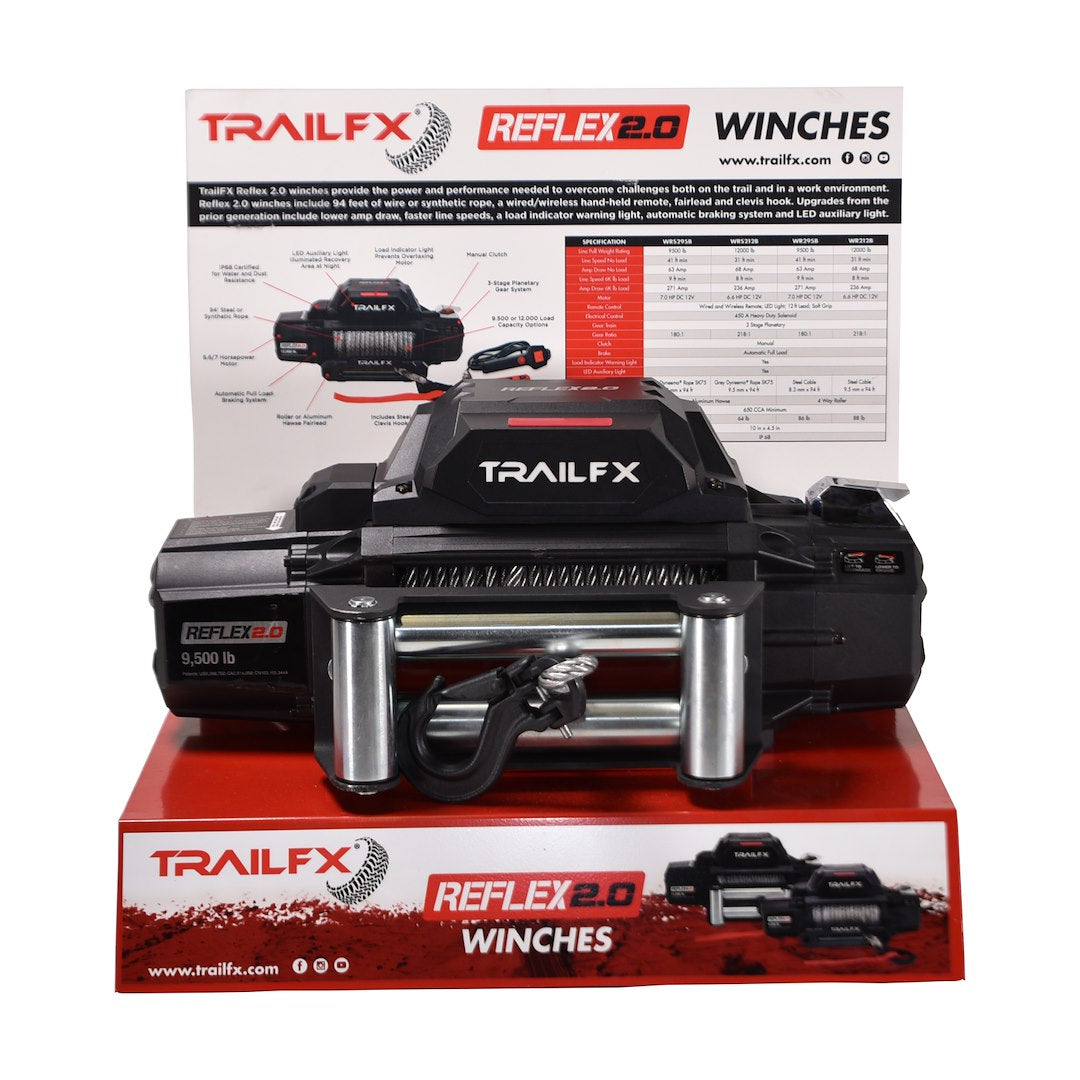 Trailfx REFLEX2DSP Durable Metal Construction - Red Display Refelx 2.0