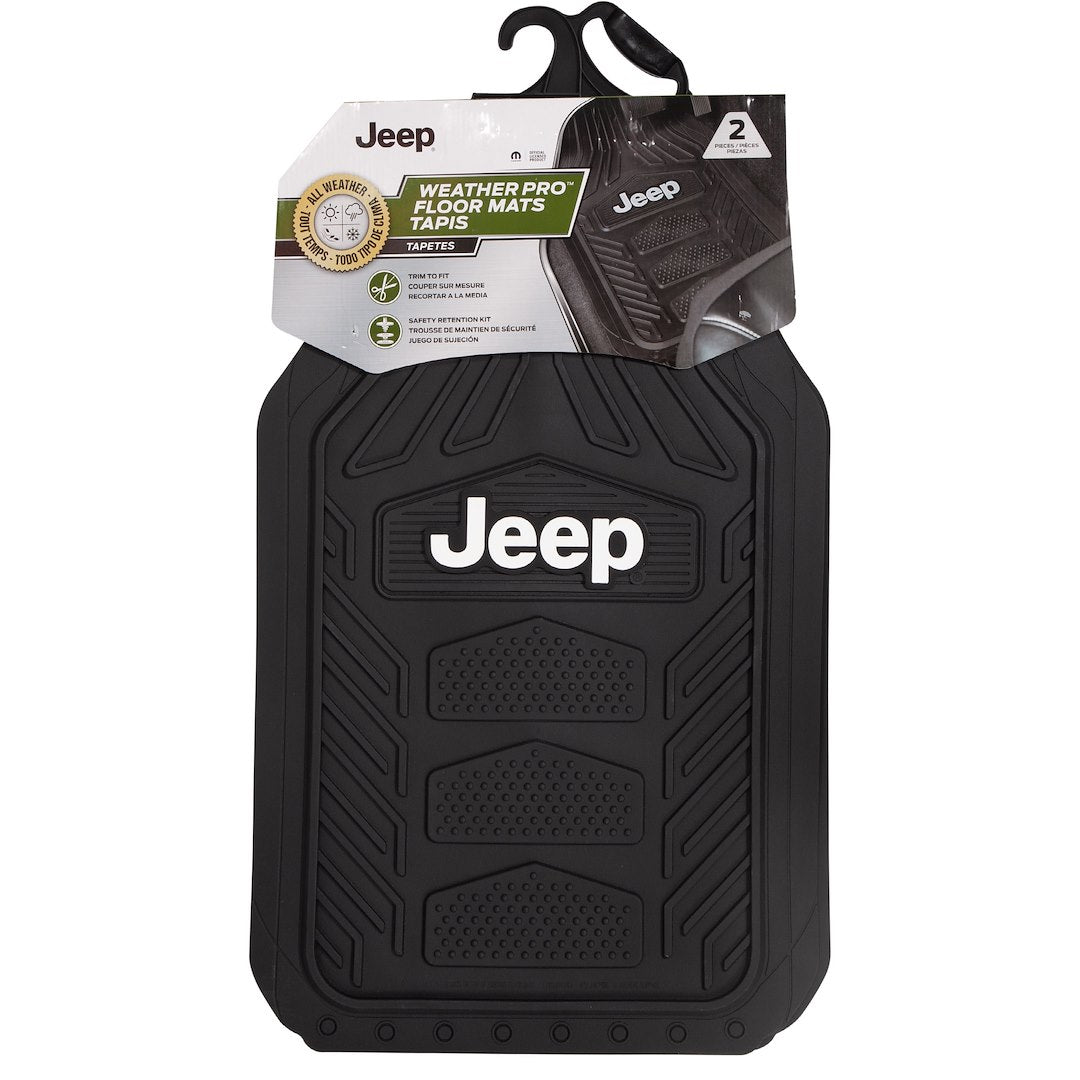 Plasticolor Ultimate In Style And Protection Floor Mat 001657R01 - Jeep Weatherpro Piece Mats