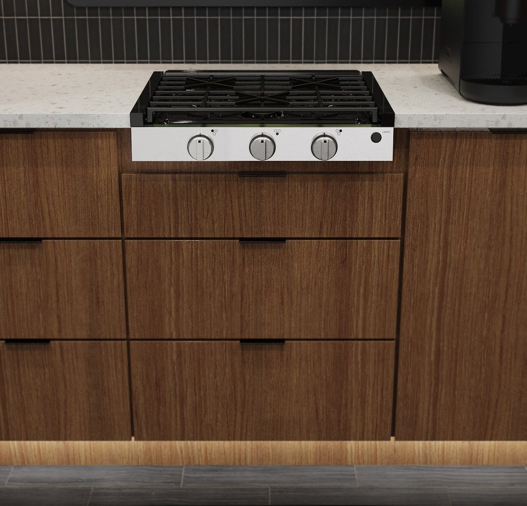 GE Appliance Edge To Edge Grates Stove PLU621RWSS - Profile 21 Rangetop Stainless