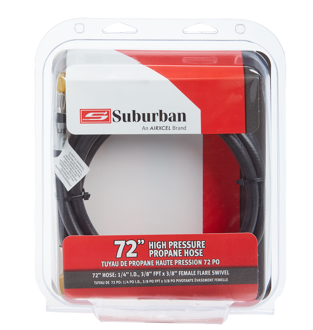 Suburban MFG Features Thermal Protection Propane Hose 523011 - 72 LP Gas High Pressure