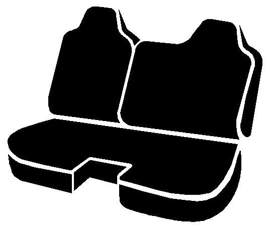 FIA OEM Grade Leatherette Seat Cover SL62-23 Red - SL Rear 60 40