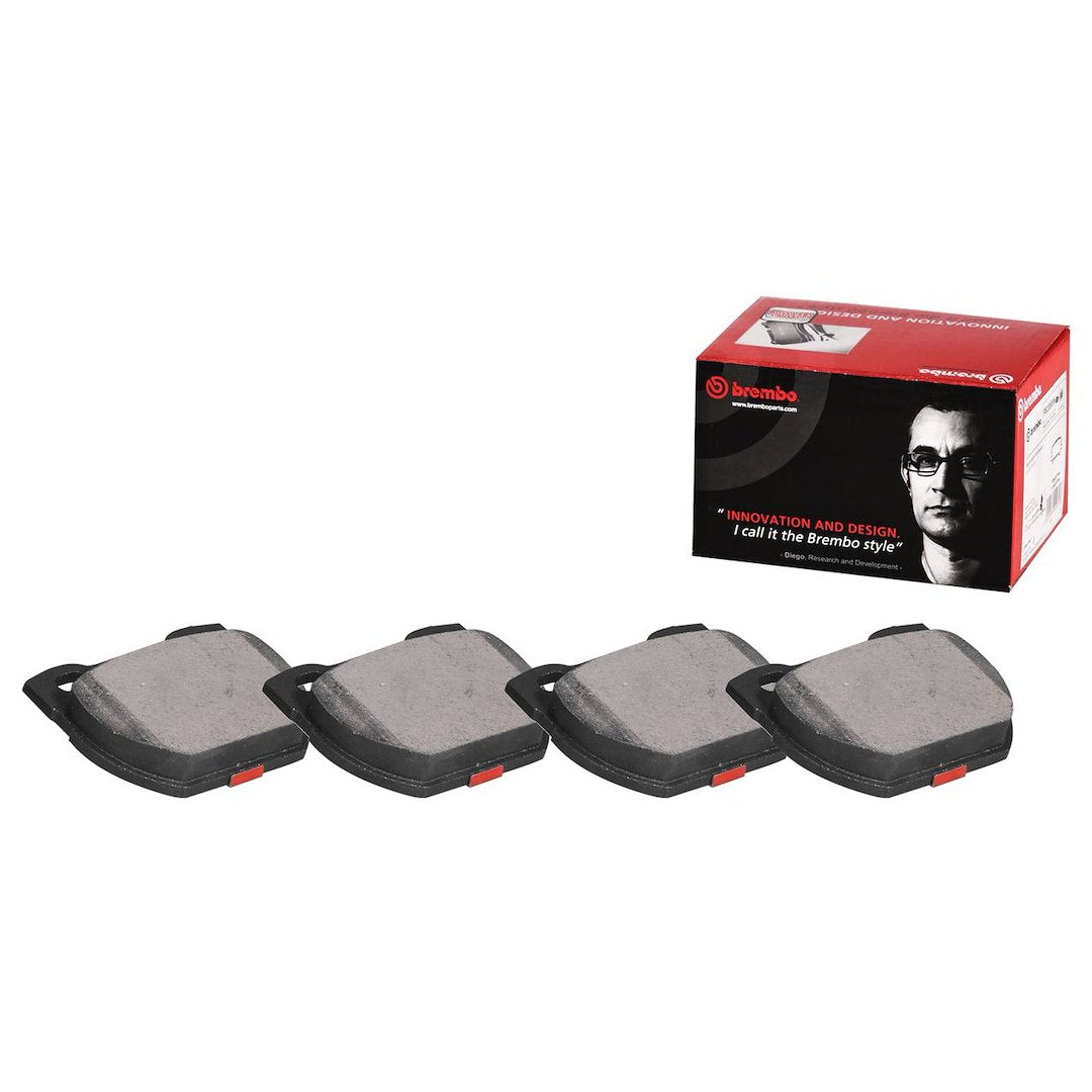 Brembo Premium Low-Met OE Equivalent Pad Brake Pad P44001N - Disc Set