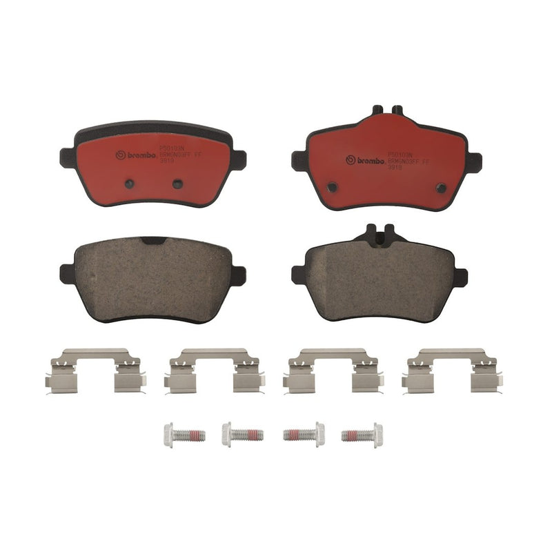 Brembo Premium Low-Met OE Equivalent Pad Brake Pad P50103N - Disc Set