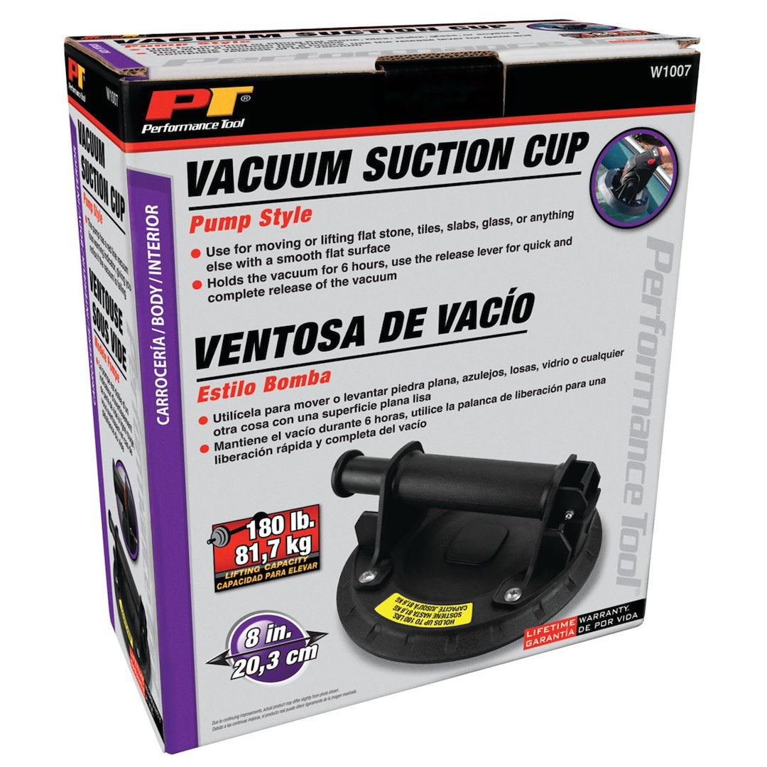 Perform Tool Limited Lifetime Warranty Suction Cup W1007 - IN. Pump Vacuum