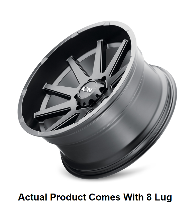 Wheel Group With Ion Logo Center Cap 143-2978MB25 - Matte Black 143 143