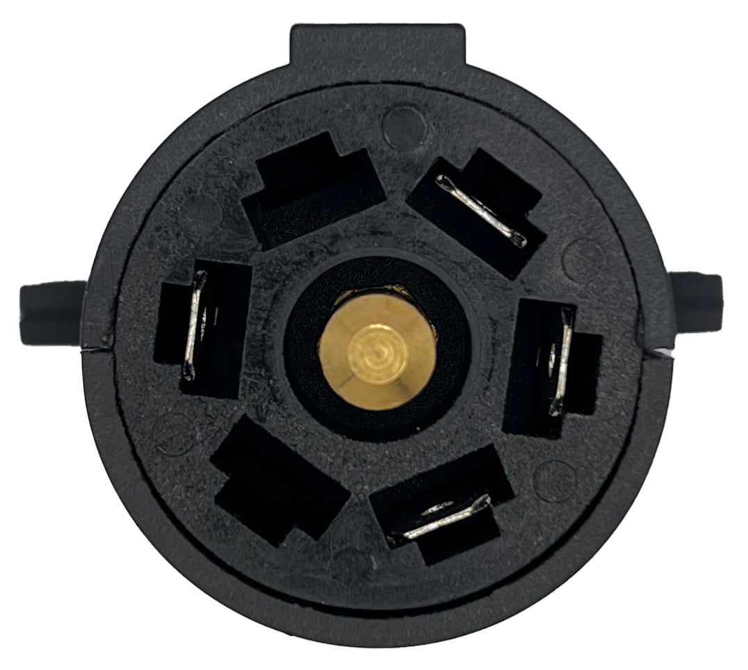 RV Designer Limited Lifetime Warranty Trailer Wiring Connector Adapter TC507 - 7-WAY 5-WAY Flat