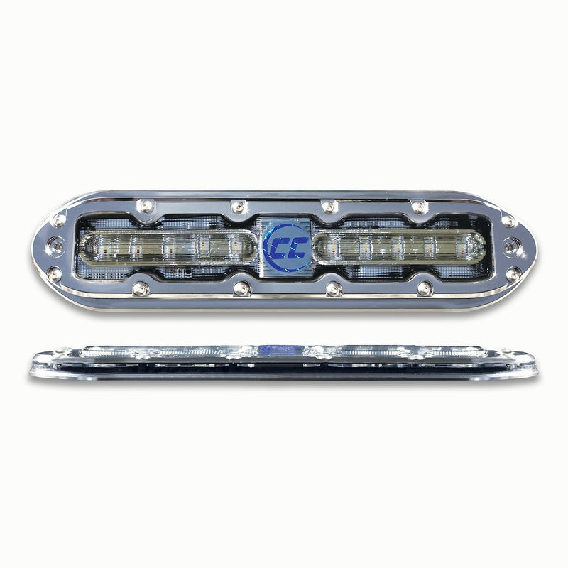 Shadow-Caste Tough Polycarbonate Lens Boat Underwater Light SCM-10-EXT-CC-20 - Scm 10 CC Ext Rgbw