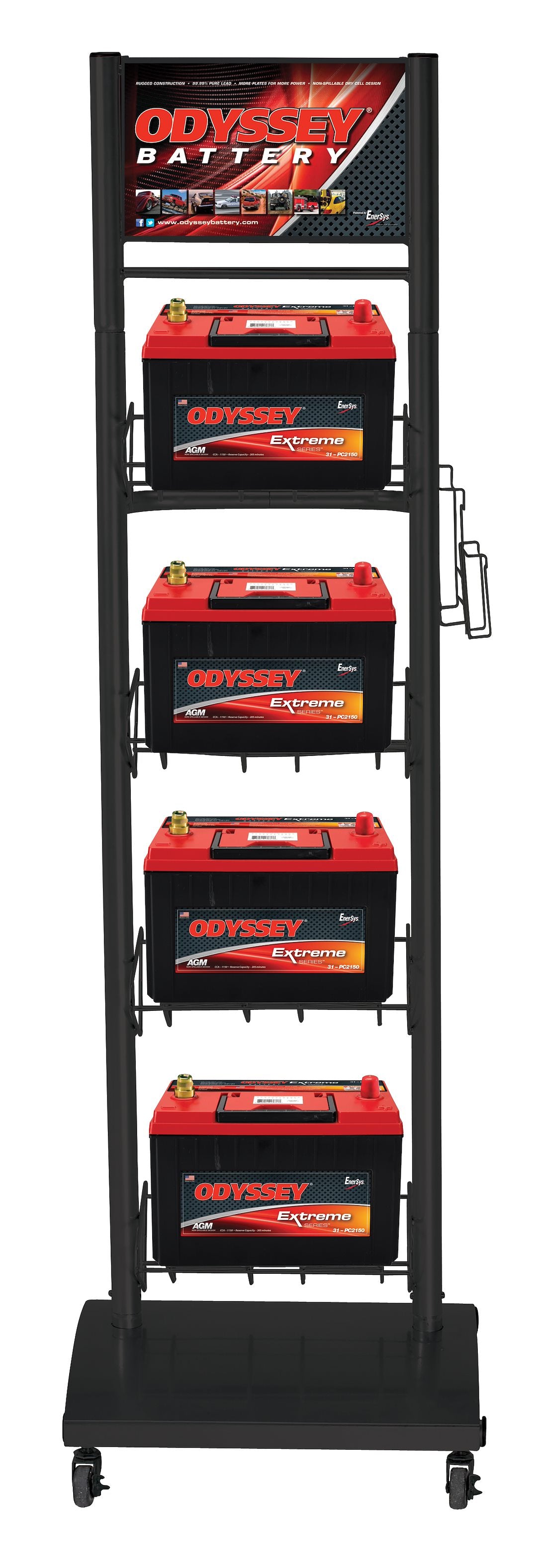Odyssey ODY4RETAILER - Tier Battery Rack