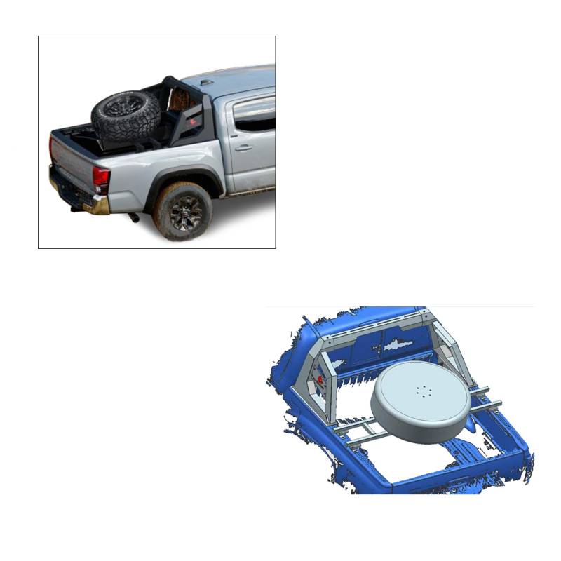 Black Horse STC03 Spare Tire Carrier