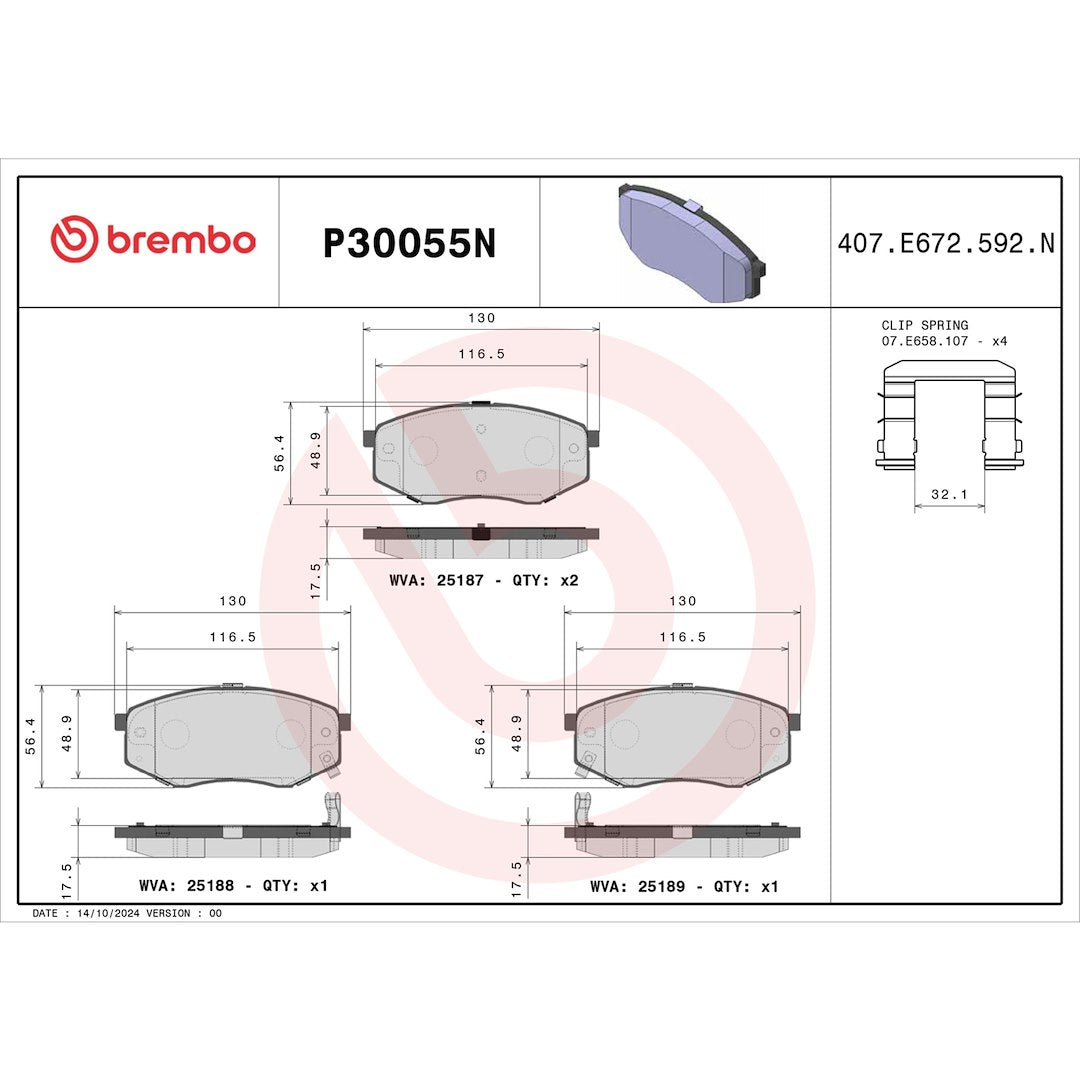 Brembo Components Not Hazardous To Health Brake Kit KT00493