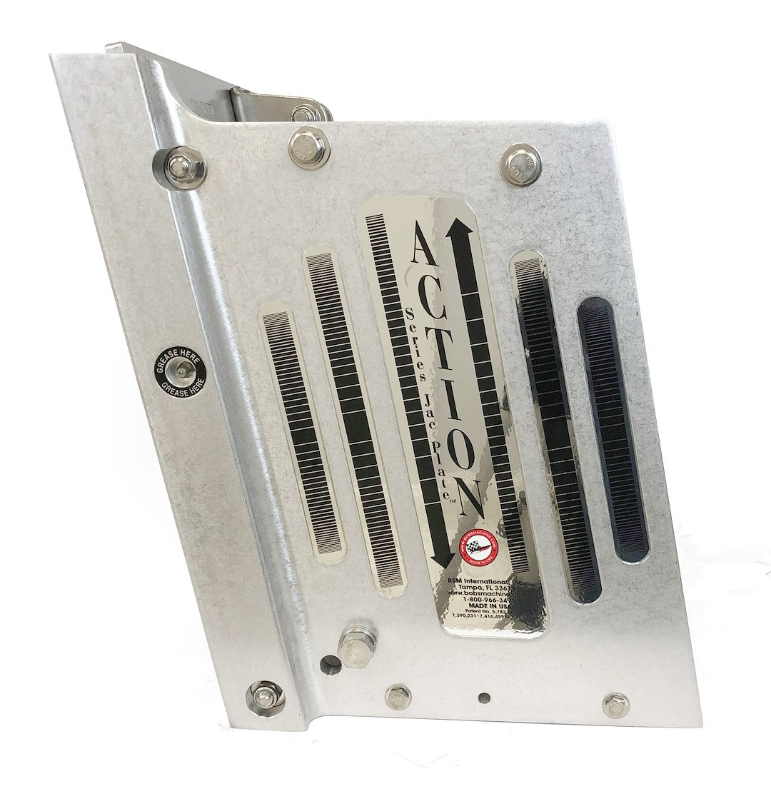 Bobs Machine Made In USA Outboard Motor Jack Plate 100-111000-Nopc-Nospn-NG - 10 Action Series