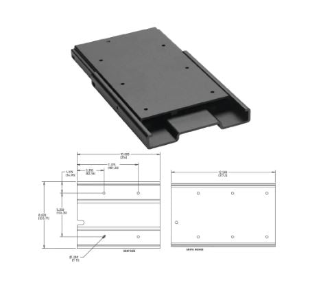 Minn Kota Designed For Use In Freshwater Trolling Motor Mount 1854035 - MKA-16-03 Quick Release Bracket