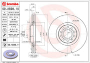 Brembo Components Not Hazardous To Health Brake Rotor 09A59811C02 - Disc