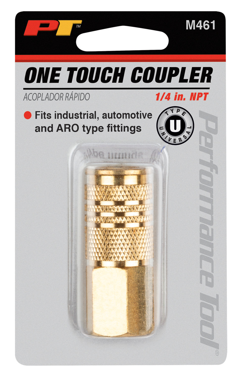Perform Tool Brass Construction Coupler Fitting M461