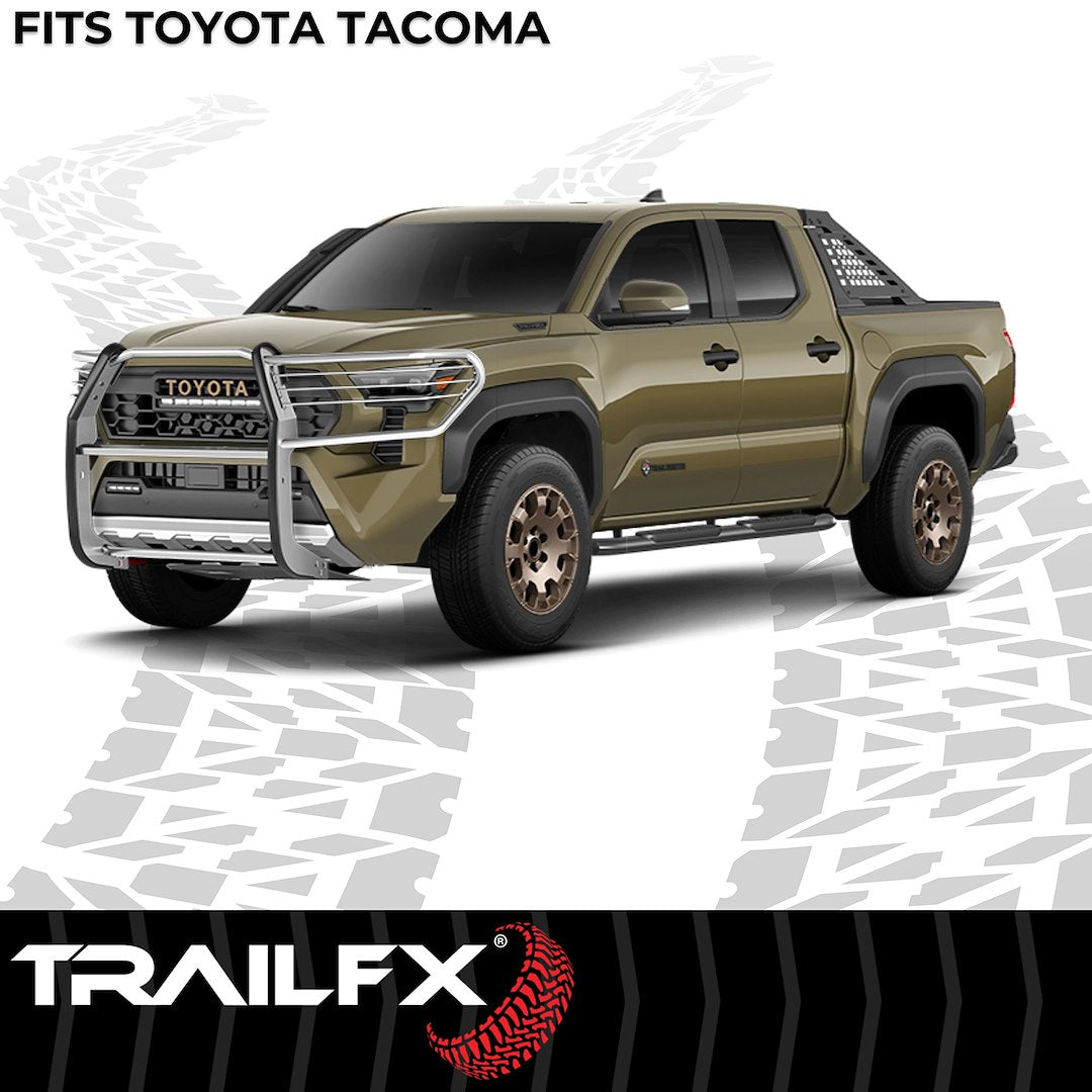 Trailfx Pre Drilled For Optional Lighting Grille Guard E0046S - Tacoma Pss