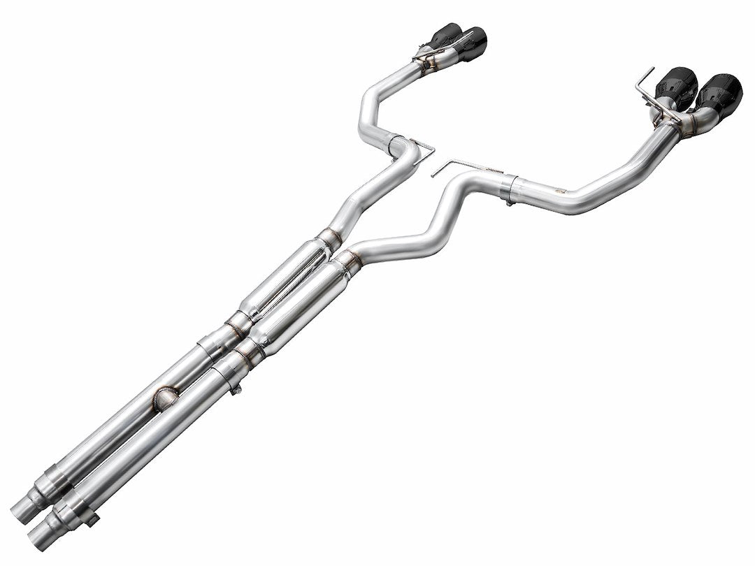 AWE No Check Engine Light Guaranteed Exhaust System Kit 3020-43650 - Track Edition S650