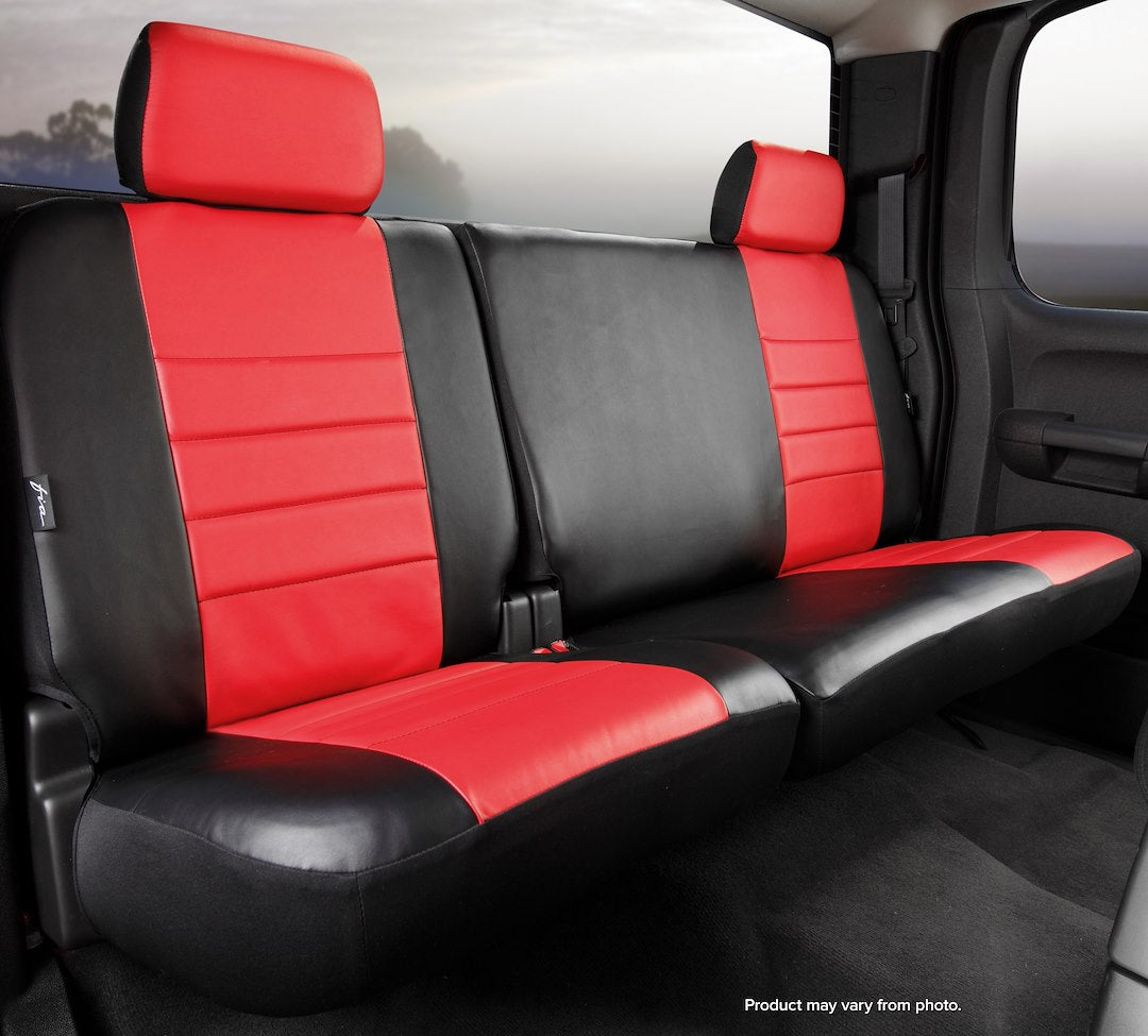 FIA OEM Grade Leatherette Seat Cover SL62-23 Red - SL Rear 60 40