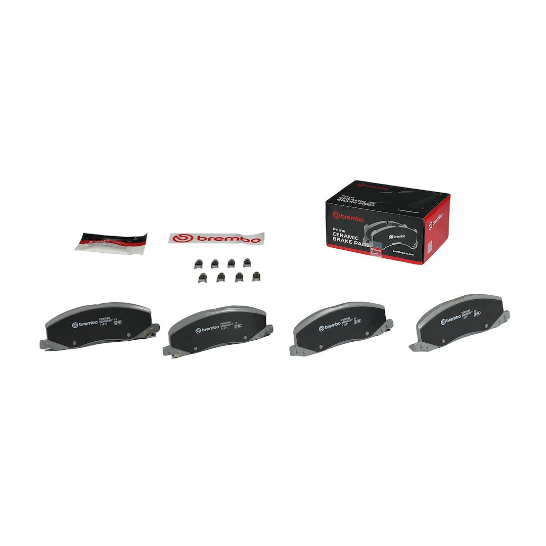 Brembo Premium Low-Met OE Equivalent Pad Brake Pad P59058N - Disc Set