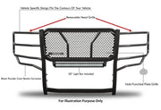 Black Horse Patent Approved Grille Guard RU-FOF211-B-KIT - 2011-2016 Ford F-250 Guard-R