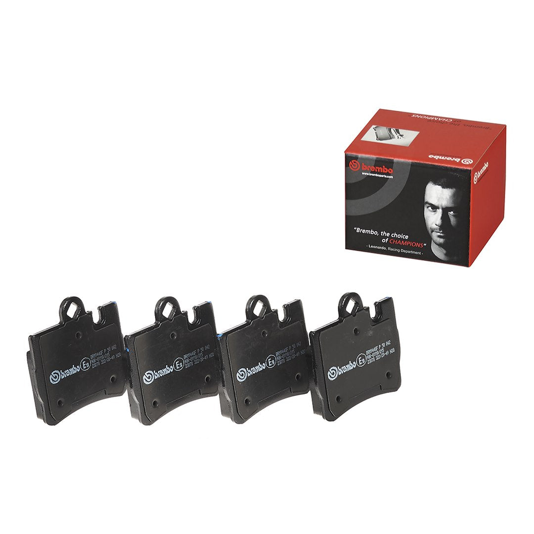 Brembo Premium Low-Met OE Equivalent Pad Brake Pad P50042 - Disc Set