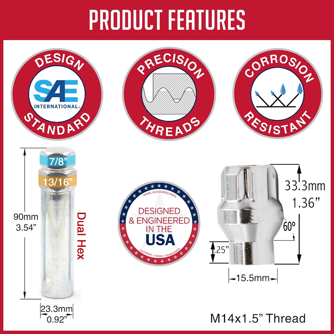 Revolution 22K648 Lug Nut