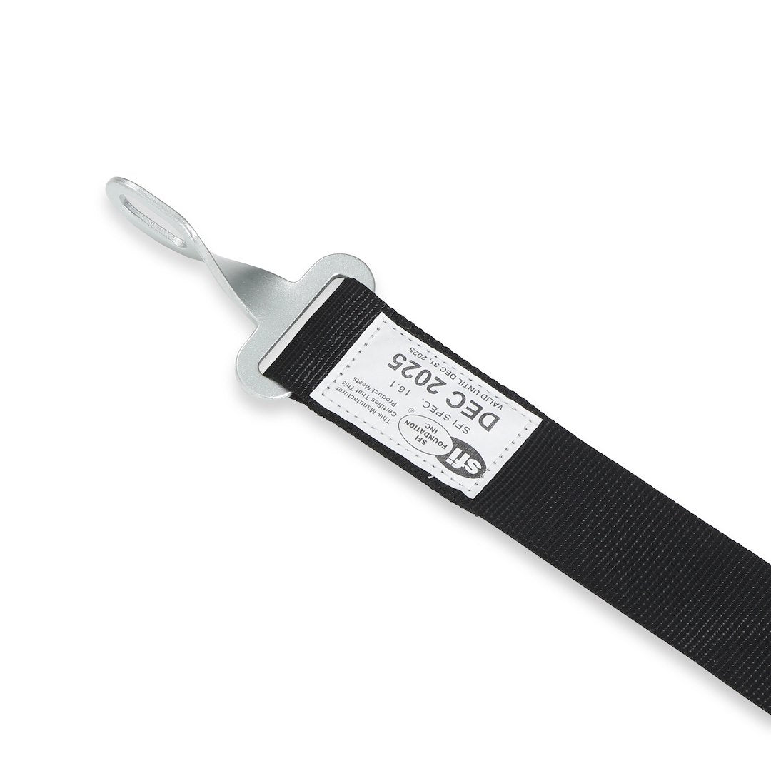 Simpson Race Adjusters Features Anti-Slip Spring Seat Belt 29061BK - 62 Way IND.HRNS-BLCK