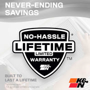 K&N Filter Superior Dust Holding Capacity Air Filter HVC-8-11224 - Hvac 12 24 Merv