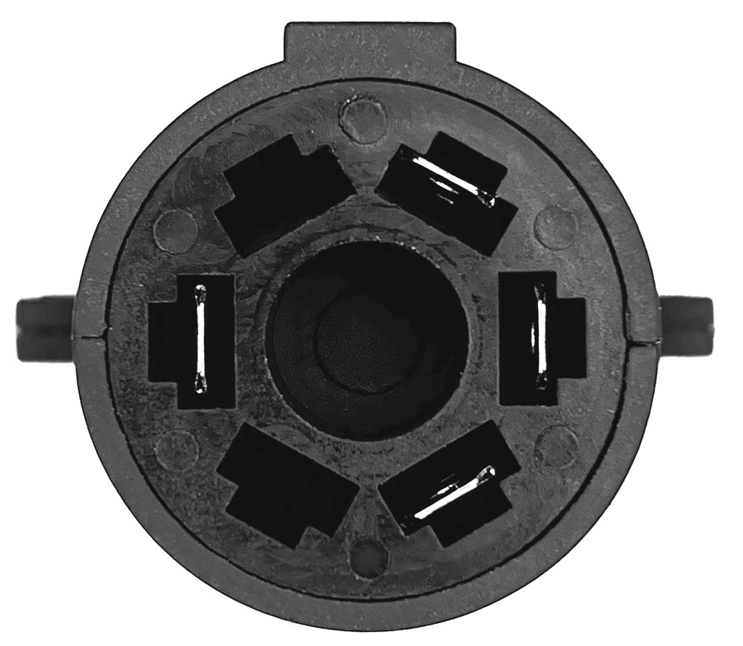 RV Designer Quick And Easy To Install Trailer Wiring Connector Adapter TC505 - 7-WAY 4-WAY Flat