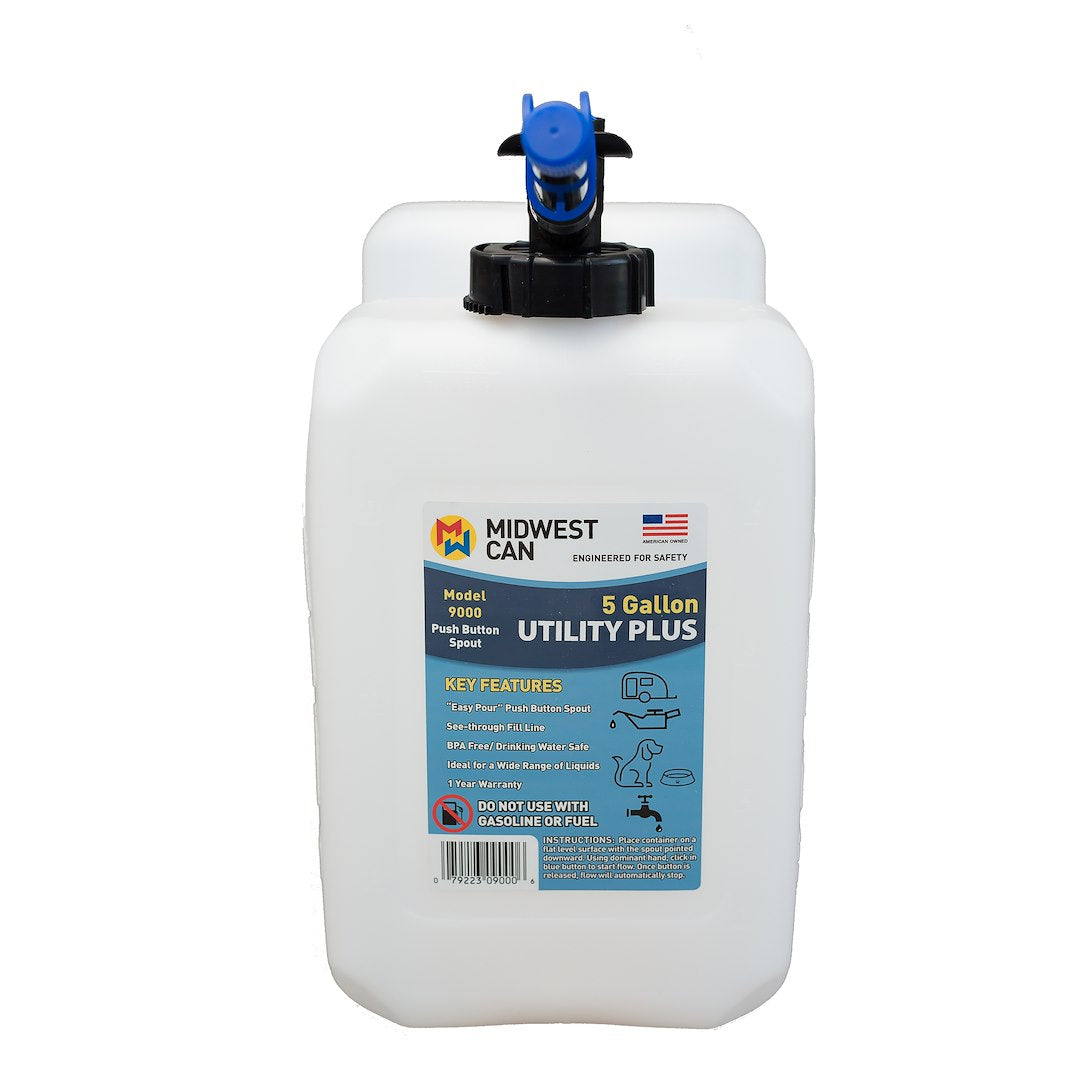 Midwest CAN BPA Free: Fresh Water Safe Liquid Storage Container 9000 - Gallon Utility Jug