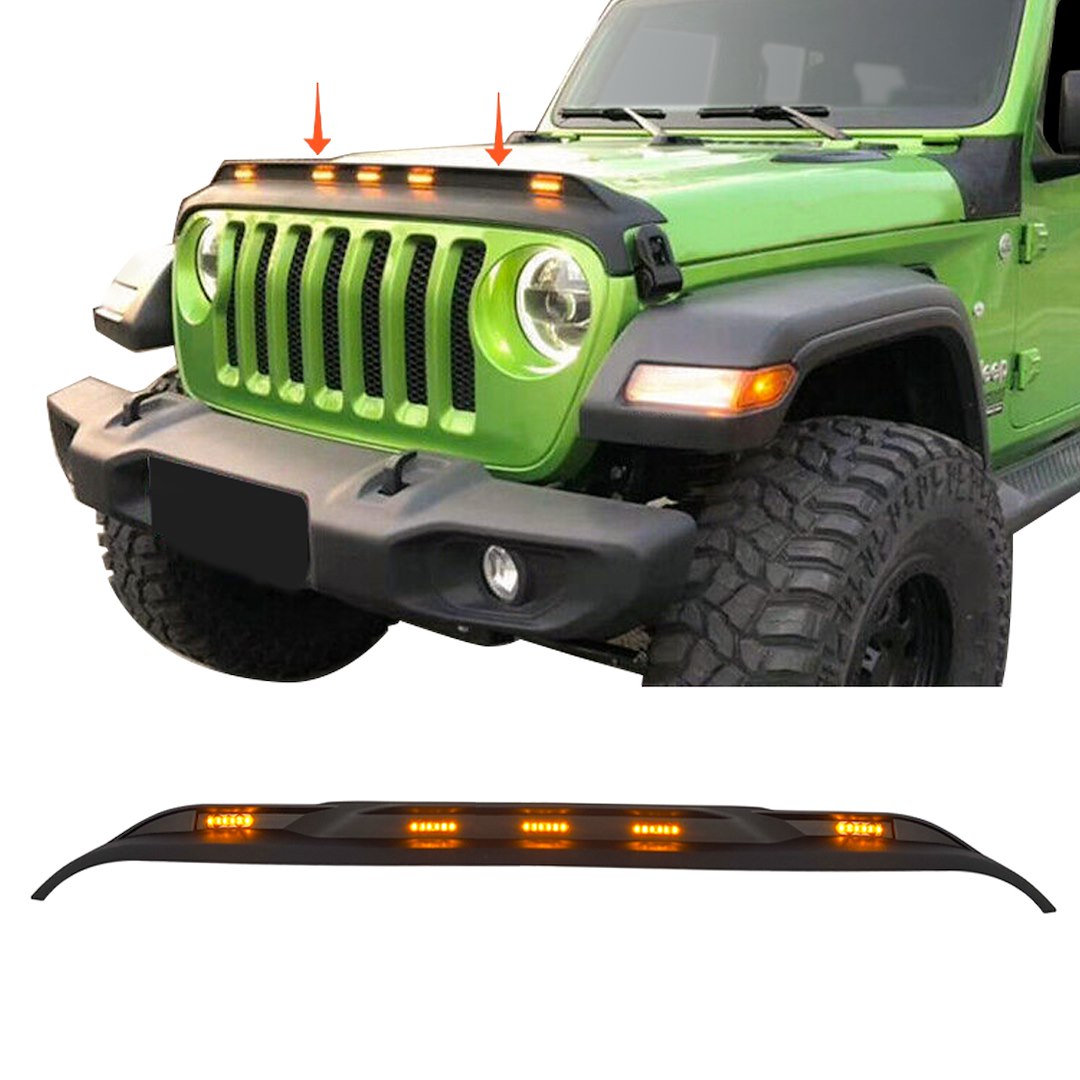 American MOD Designed To Install Easily Bug Shield Amjpca00204 - Front Hood Protector Stone Guard