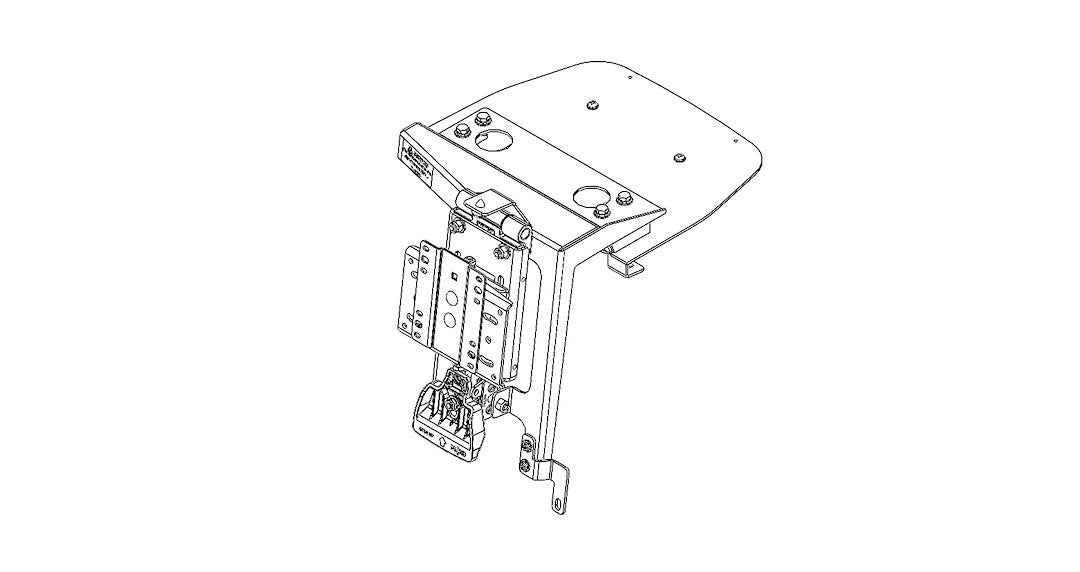 Havis No Permanent Modification Video Monitor Mount C-DMM-3026 - Heavy-Duty Dash 2023-2024
