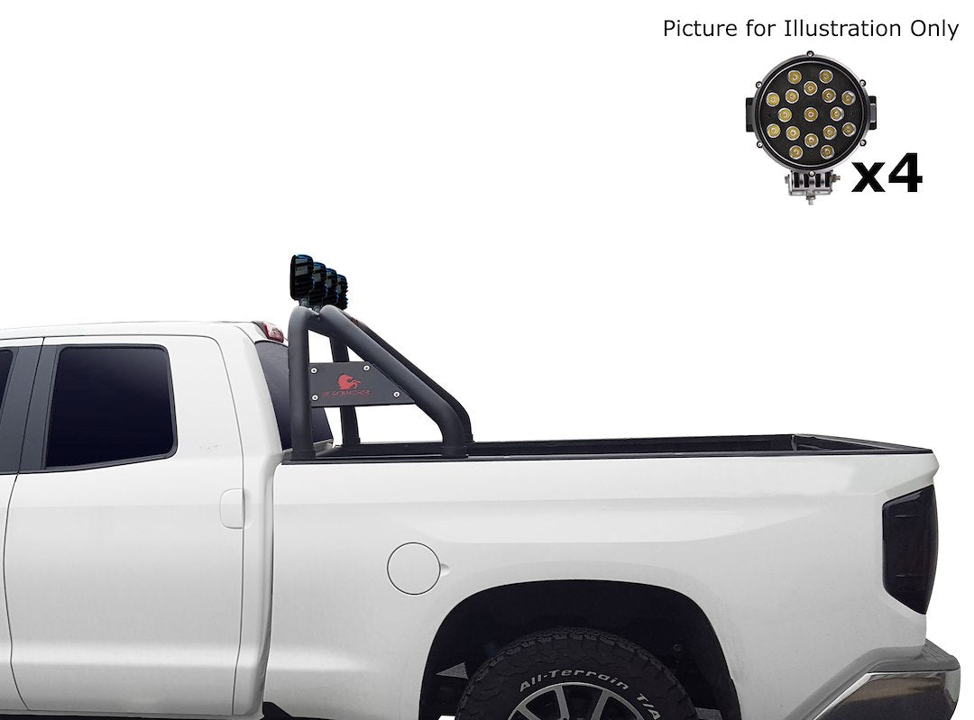 Black Horse Patent Approved Truck Bed Bar RB001BK-PLB - Classic Roll Kit